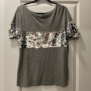 Banana Republic sequined tee
